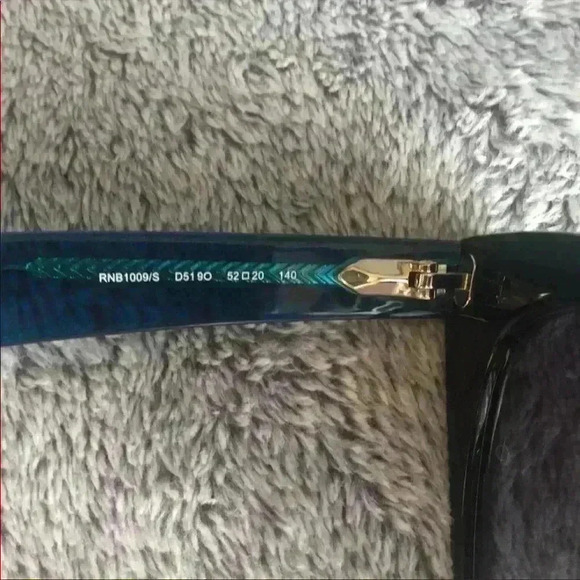 Rag & Bone 52MM Cat Eye Sunglasses in Blue/Black NWT - Picture 9 of 11